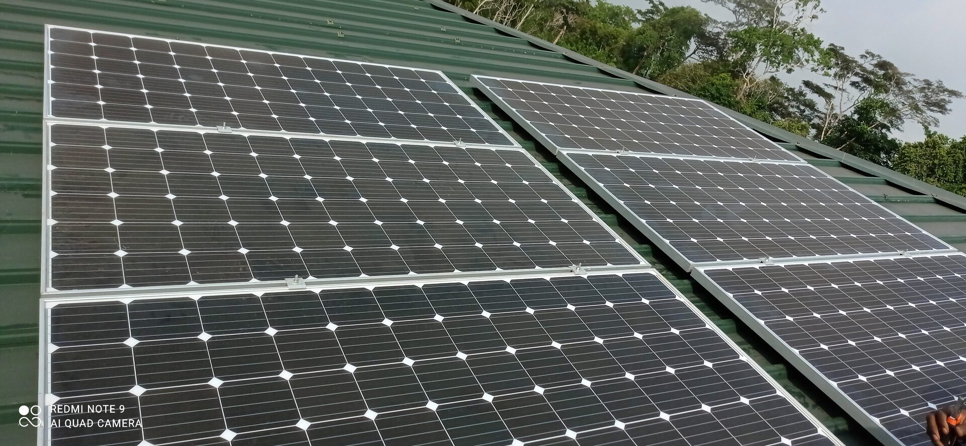 Panneaux photovoltaïques sur toiture
