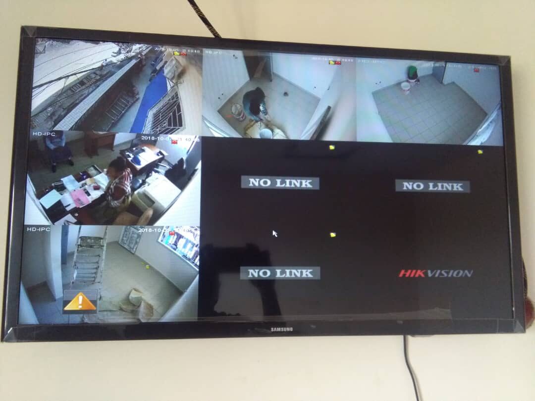 Écran de supervision installé par HB Technologies